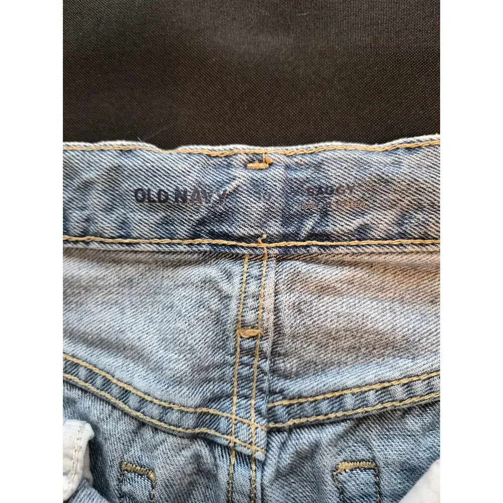 Old Navy Boys Baggy 5-Pocket Jeans Blue Lights Wash Size 10